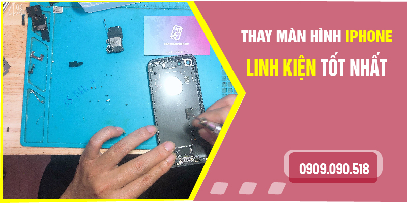 Hình 2: Thay màn hình Iphone linh kiện tốt nhất